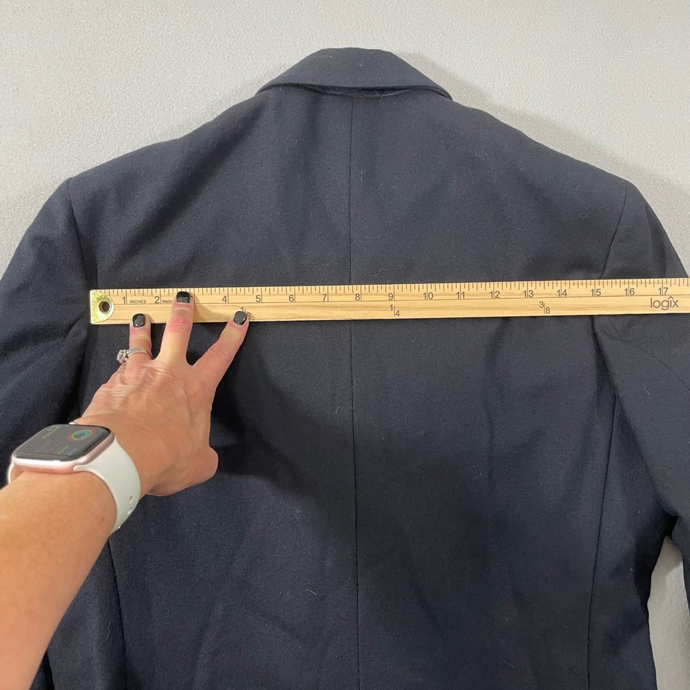 Vintage Ralph Lauren‎ Crest Blazer Equestrian Prep School 90s Wool Jacket Size 6 - Picture 6 of 14